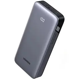 УМБ Ugreen 20000mAh 30W PD/QC, USB-A, 2xUSB-С (PB532) Gray - мініатюра 2