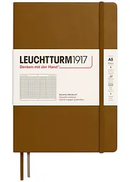 Блокнот Leuchtturm1917 Середній Spice Brown Клітинка (372199)