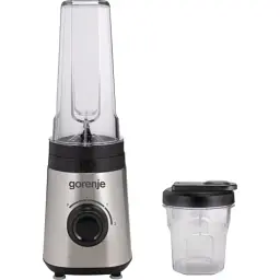 Блендер Gorenje BSM600E, Inox, фітнес-блендер, 320W, чаша 0,6 л, захист від увімкнення без чаші, імпульсний режим (BSM600E) - мініатюра 2