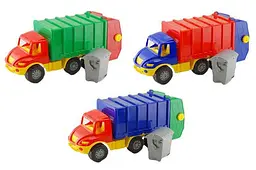 Іграшковий сміттєвоз Colorplast Атлантіс з механізмом завантаження контейнера пластикова модель вантажівки (0633)