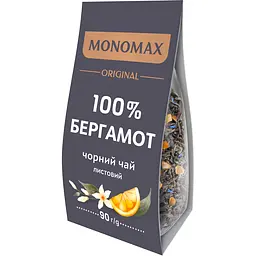 Чай чорний Monomax Original 100% Бергамот 90 г