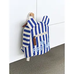 Рюкзак дитячий Childhome My first bag stripes electric blue (CWKIDBSTBL) - мініатюра 6