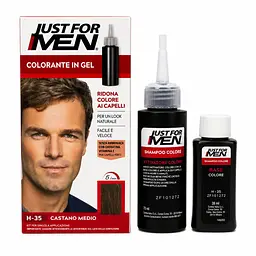 Фарба-гель для волосся Just For Men H-35 CASTANO MEDIO каштановий (480963)