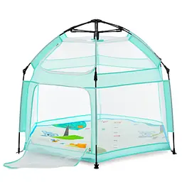Дитячий манеж MR 1512 Dusty Green 146×127×110 см - мініатюра 2