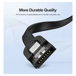 Кабель для передачі даних SATA 3 Data Cable 0.5m US217 Black Ugreen (30796) - мініатюра 5