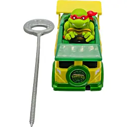 Машинка TMNT Funrise Черепашки-Ніндзя Гонщик з лаунчером Рафаель (71020) - мініатюра 2