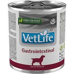 Дієтичний вологий корм для собак Farmina Vet Life Gastrointestinal при розладах травлення та захворюваннях ШКТ 300 г