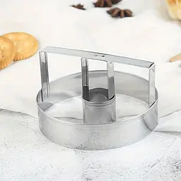 Форма для пончиків та донатів з нержавіючої сталі з ручкою, Kitchen Master 87340 - мініатюра 4