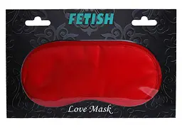 Маска на очі Fetish Boss Series 18 см червоний - мініатюра 2