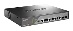 Комутатор DSS-200G-10MPP 8xGE PoE, 2xSFP, 242Вт, Некерований D-Link teh0018203 - мініатюра 3