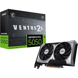 Відеокарта MSI GeForce RTX 5050 8G VENTUS 2X OC (912-V538-002/G5050-8V2C) UA [149018]