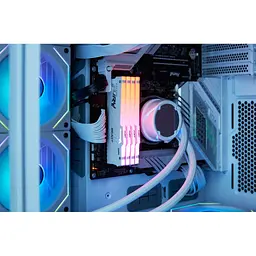 Модуль пам'яті для комп'ютера DDR5 32GB 5600 MHz Beast White RGB Kingston Fury (ex.HyperX) (KF556C36BWEA-32) - мініатюра 4