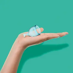 Менструальна чаша Satisfyer Feel Secure 2 шт. блакитна - мініатюра 6