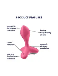 Анальний затор із вібрацією Satisfyer Game Changer Pink Satisfyer IG006789; SO6104 92431 - мініатюра 3