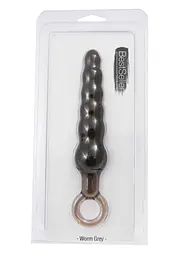 Анальна пробка Toyz4Lovers WORM GREY, 18.5 см (сірий) - мініатюра 2