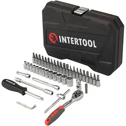 Набір торцевих головок із тріскачкою Intertool ET-9048 48шт - мініатюра 3