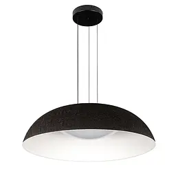 Сучасна підвісна LED-люстра Levistella 781PL3953 (600) BK+WH чорна 46W