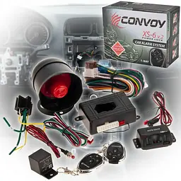 Автосигналізація Convoy XS-6 v2 одностороння з силовим виходом турботаймер