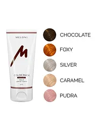 Тонуюча маска для волосся Шоколадний Color Mask Chocolate Meloni 200 мл - мініатюра 3