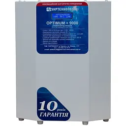 Стабілізатор напруги теристорний Укртехнологія Optimum HV 9 9000 Вт 220 В стабілізація 167-299 12 ступенів
