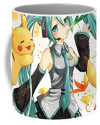 Кружка GeekLand Вокалоїди Vocaloid Хацуне Міку Hatsune Miku pokemon VC 02.07 - мініатюра 2