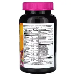 Мультивітаміни преміум для жінок Nature's Way Alive! Women's Premium Gummy Multivitamin смак винограду, вишні, чорниці, асаї 75 жувальних цукерок - мініатюра 2