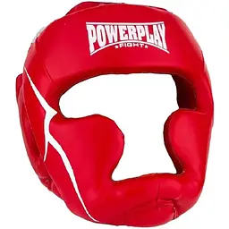 Боксерський тренувальний шолом PowerPlay 3100 PU M Red