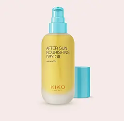 Cуха олія для тіла та волосся Kiko milano after sun nourishing dry oil 100 ml
