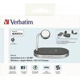 Зарядний пристрій Verbatim 3in1 Apple Watch and iPhone Charging Stand (49556) - мініатюра 10