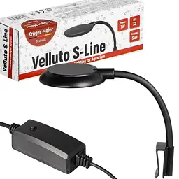Світильник LED Kruger Meier Velluto S-Line Black 7W для акваріумів 10-40 літрів та рослин - мініатюра 1