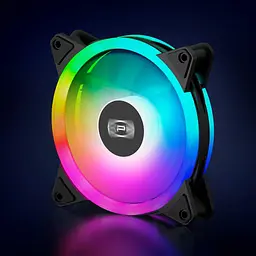 Комплект вентиляторів PcCooler F3 T120 120мм ARGB BK 3IN1 (F3 T120 ARGB BK 3IN1) - мініатюра 5
