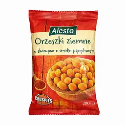 Арахіс у хрусткій оболонці з паприкою Alesto Cruspies Paprika 200 г