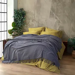 Плед Lotus Home - антрацит Bergen 200*220
