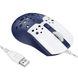 Миша дротова Hoco GM51 Sky Luminous White/Blue - мініатюра 2