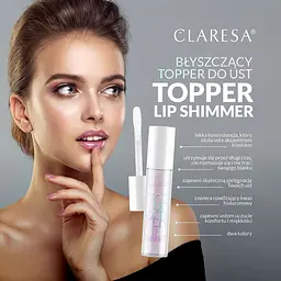 Блиск для губ Claresa Topper Lip Shimmer відтінок 01 (Blew blue) 4.4 г - мініатюра 3