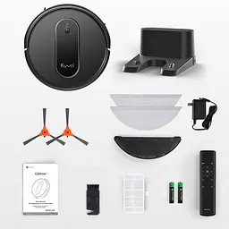 Робот-пилосос Kyvol Cybovac D10 Random 250 ml+200 ml 2600 mA 2000 pa Google Assistant Amazon Alexa Black - мініатюра 5