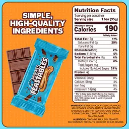Шоколадний батончик Feastables MrBeast Peanut Butter Milk Chocolate Bar з арахісовою пастою 35 г - мініатюра 5