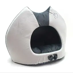 Будка для котів та собак Zoo-hunt Містик-котик №1 30х40х40 см сіра - мініатюра 3