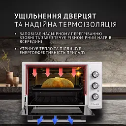 Електрична піч Perfelli MIRAGE 37 WHITE - мініатюра 3