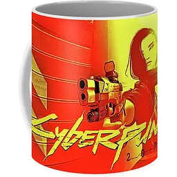 Кухоль GeekLand Cyberpunk 2077 Кіберпанк 2077 girls CY 02.574 330 мл білий - мініатюра 3