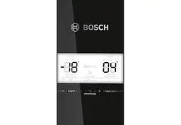 Холодильник Bosch KGN56LBF0N 193х80х70см 2 двері холодильне відділення 400 л морозильне відділення 105 л A++ NF Чорний скло (KGN56LBF0N) - мініатюра 2