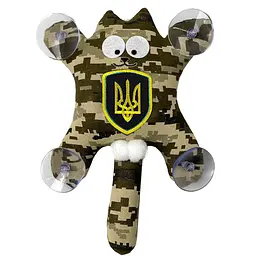 Іграшка на присосці Кіт Саймон Герб України Великий