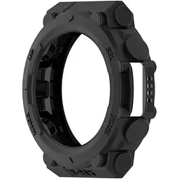 Чохол-бампер DK для Xiaomi Amazfit T-Rex 2 (A2169) Силікон Outlines (black) - мініатюра 3