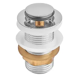 Донний клапан для раковини Zerix BV-06 без переливу автоматичний Click-Clack 1 1/4″ ZX6023
