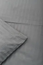 Комплект постільної білизни Moon&Star Satin Stripe Stripe Gray Дитячий 110x140 см наволочки 2x50x70 см - мініатюра 6
