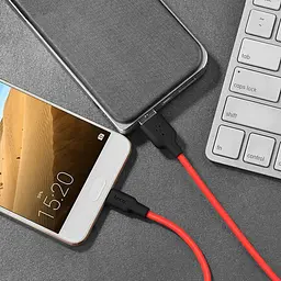 Дата кабель Hoco X21 Silicone Type-C Cable 1 м Чорний / Червоний - мініатюра 4