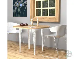 Опора Париж H=710мм Біла - мініатюра 3