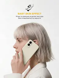 Силиконовый чехол с MagSafe для Samsung Galaxy S25 Edge 5G, ICON2 MagCase, бежевый, противоударный, панель с мягкой подкладкой, защита всего корпуса, поддержка беспроводной зарядки, совместим с защитными стеклами и пленками, ArmorStandart (ARM88092) - мініатюра 9