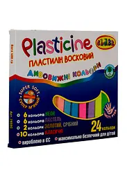 Пластилін 24 кол. 400 г CLASS ECO восковий Чисті руки (7655C)