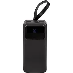 Power Bank 30000mAh зі наскрізною зарядкою портативна батарея для смартфона планшета роутера USB зовнішній акумулятор повербанк із швидкою зарядкою 22.5W ліхтариком та дисплеєм LENYES PX321D - мініатюра 4